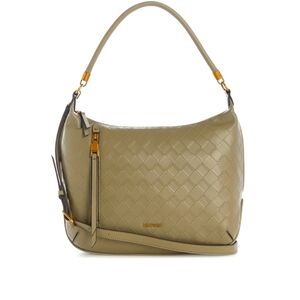 NINE WEST Calla Print Hobo Vegan Leather Bag In Sage olive green